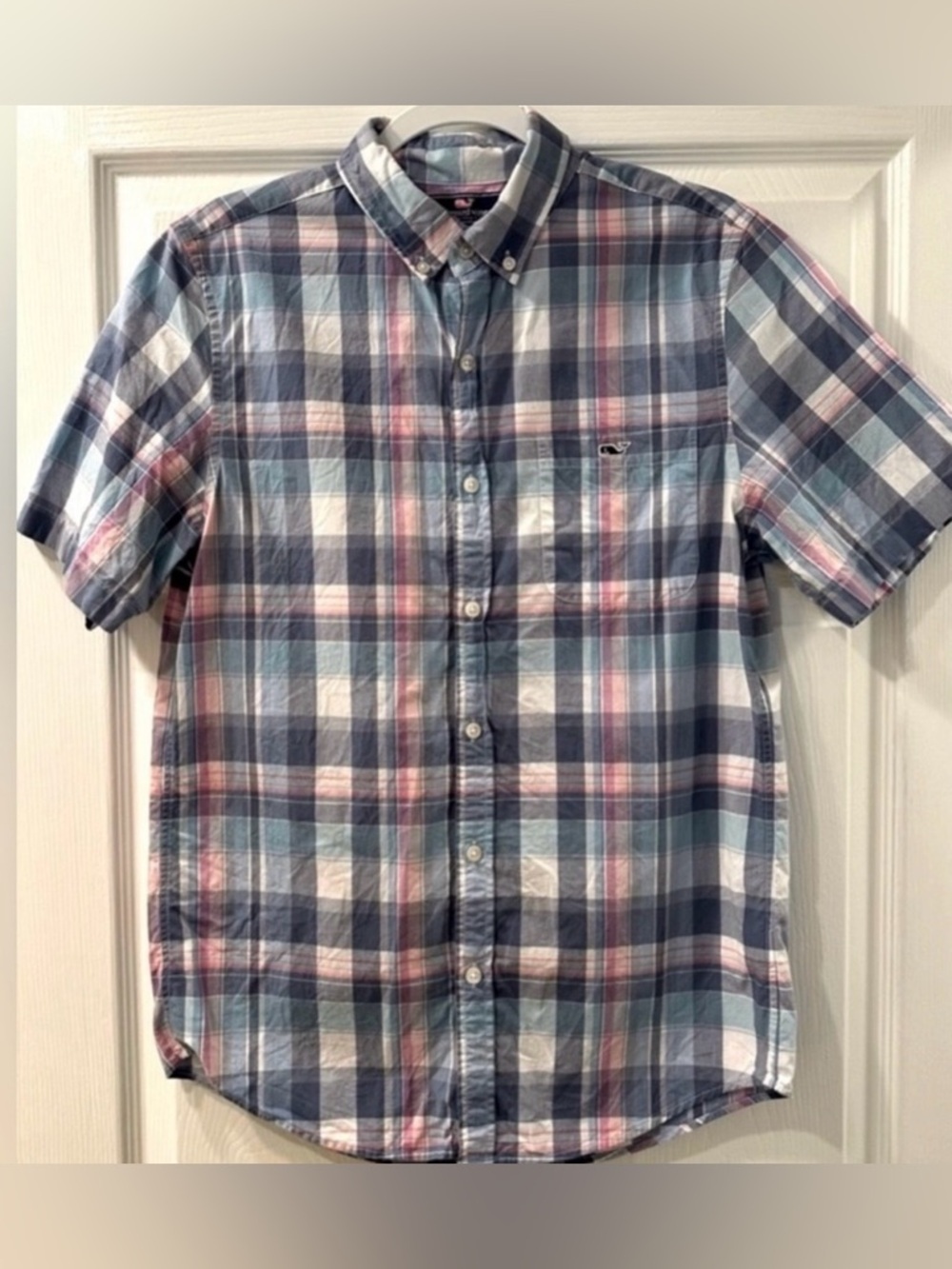 Vineyard Vines Slim Fit Short Sleeve Button Down Tucker Shirt